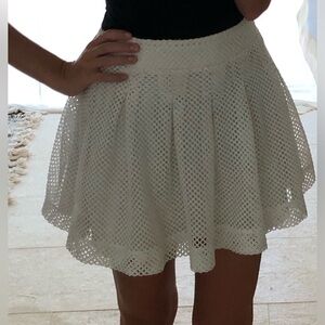Banana Republic white tennis skirt
